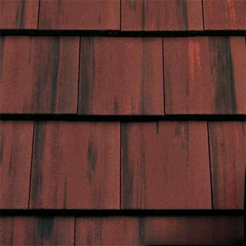 Sandtoft Calderdale Edge Concrete Roof Tile, Rustic Red