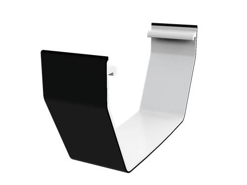 Freeflow 4m Square Gutter, Black