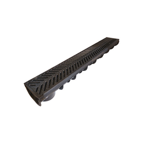 LibertyPlas Polypropylene Channel, A15, 1000 x 48 x 90 mm