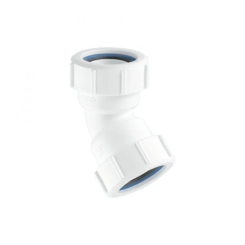 Mcalpine Multifit 135 Degree Bend, 50mm, White