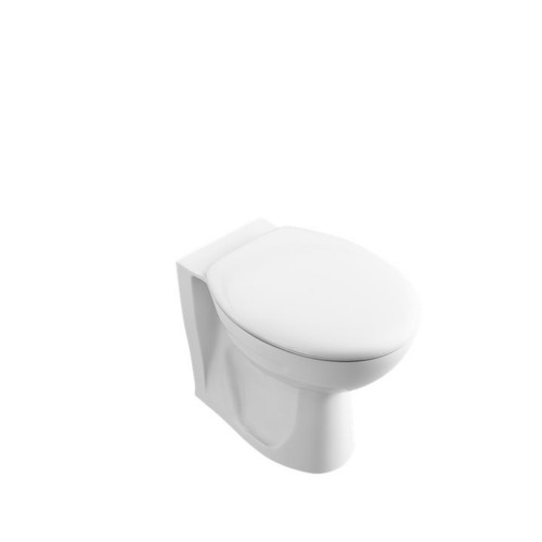Lecico Atlas Pan, Back To Wall, White