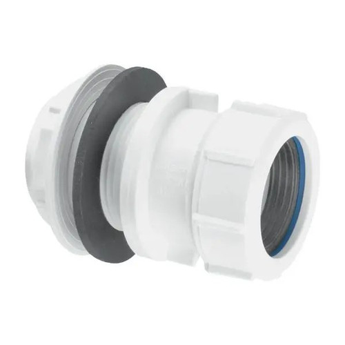 Mcalpine Multifit Tank Connector, 32mm, White