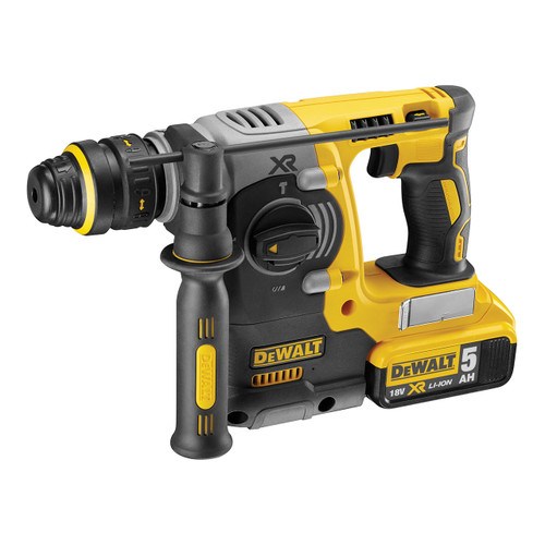 Dewalt 18V Sds + Hamm Drill (2X5.0Ah Batt) In Tstak Box Dew-Dch133P2