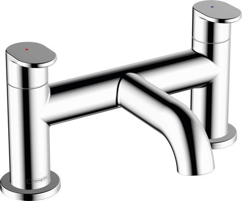hansgrohe Vernis Blend 2-hole rim mounted bath mixer