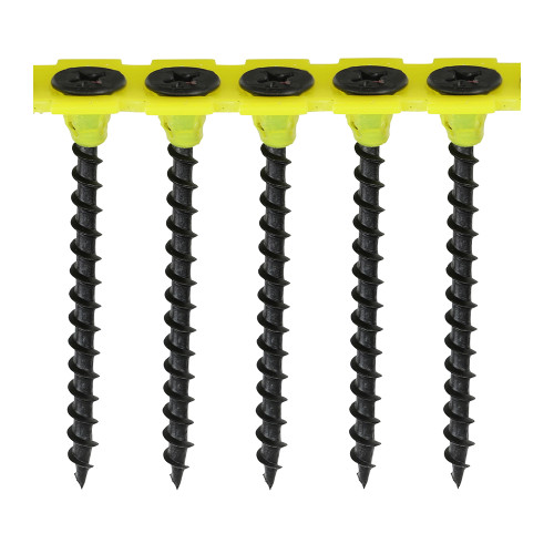 Collated Drywall Screw, 3.5 x 50mm, Black (Box Of 1000)