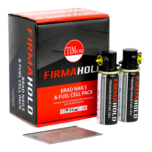 FirmaHold Collated Brad Nails & Fuel Cells - 16 Gauge - Angled - 32mm