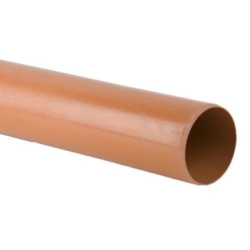 Brett Martin Underground Plain Ended Pipe, 160mm, 6m