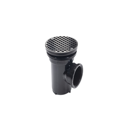 Brett Martin Underground 110mm 90 Degree Outlet, Roddable Gully, Round Grid