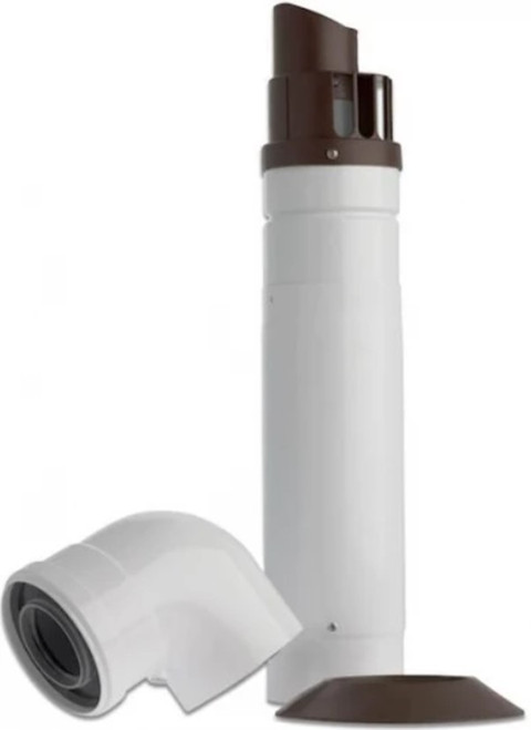 Baxi Standard Telescopic Flue, White