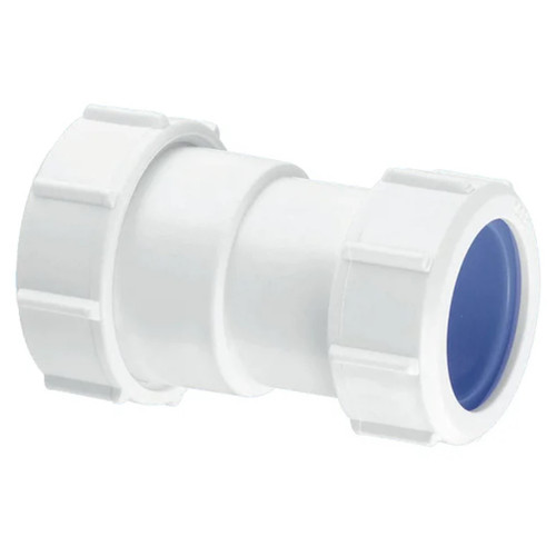 Mcalpine Multifit To Euro Strt Connector White 1.1/2