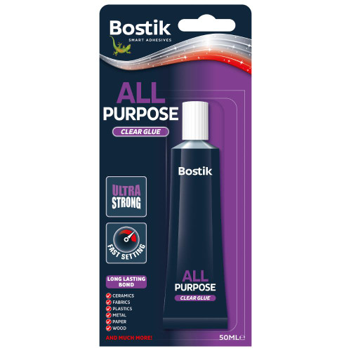 Bostik All Purpose Glue, 50ml Tube