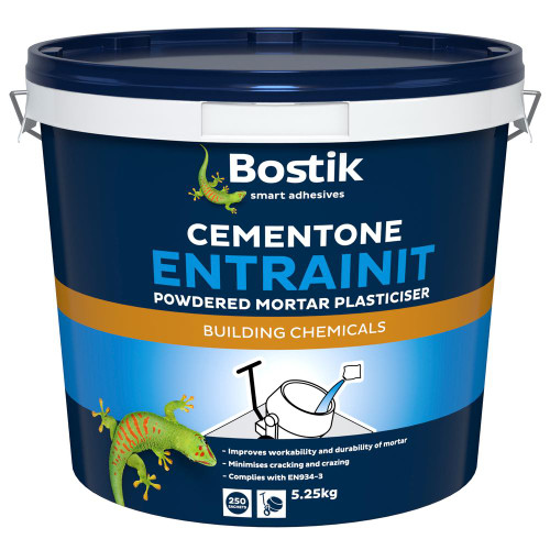 Bostik Cementone Entrainit Powdered Mortar Plasticiser, 250 Sachets
