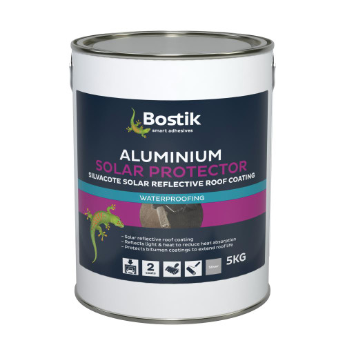 Bostik Aluminium Solar Protector Silvacote for Roofs, 5 L