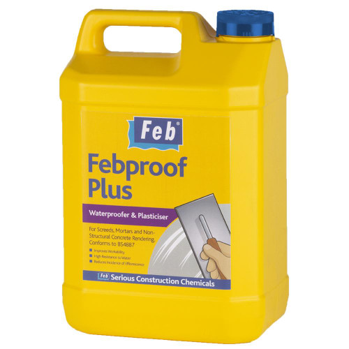 Febproof Plus Waterproofer & Plasticiser, 25 L