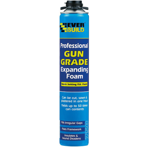 Everbuild Gun Grade Expanding Foam, 750 ML