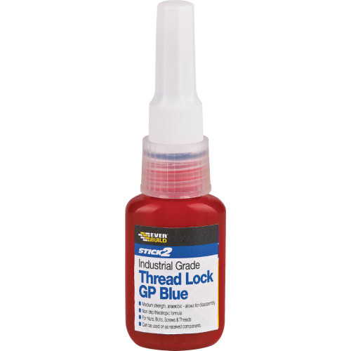 Everbuild Stick 2 Thread Lock, Gp Glue, Blue, 10g