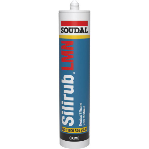 Soudal Silirub LMN GP Silicone, Clear, 300 ML