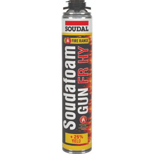 Soudal Soudafoam FR High Yield Gun Grade, 750 ML, Pink