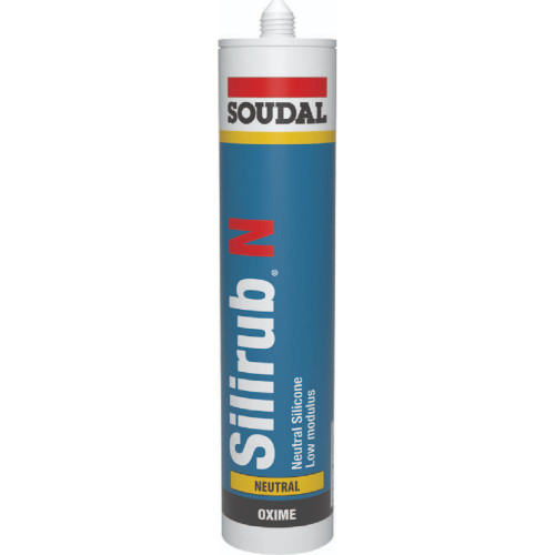 Soudal Silirub N GP LMN Silicone, Anthracite Grey, 300 ML