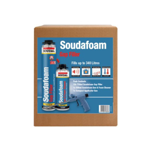 Soudal Gap Filler Gun, Grade Combi Box Applicator, 130690