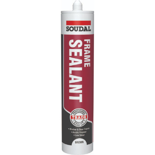 Soudal Frame Sealant, Brown, 290 ML