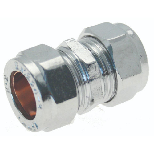 22mm Chrome Compression Connector
