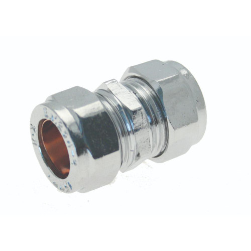 15mm Chrome Compression Connector