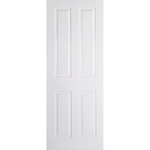 Textured White Primed 4 Panel Moulded Internal Door 2040mm x 726mm x 40mm