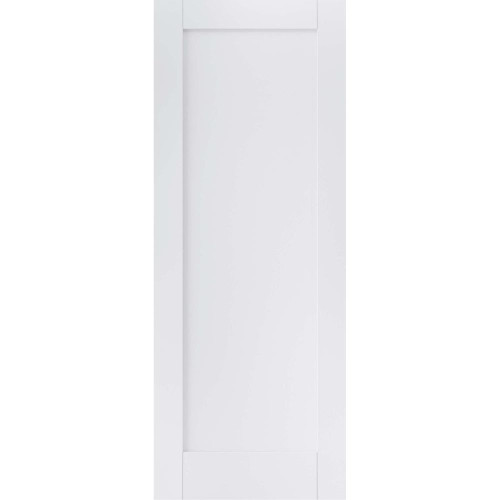 Pattern 10 White Primed 1 Panel Internal Door 1981mm x 838mm x 35mm
