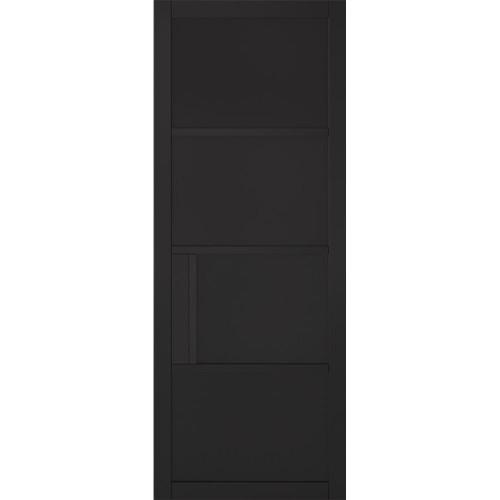 Chelsea Black Primed 4 Panel Internal Door 1981mm x 762mm x 35mm