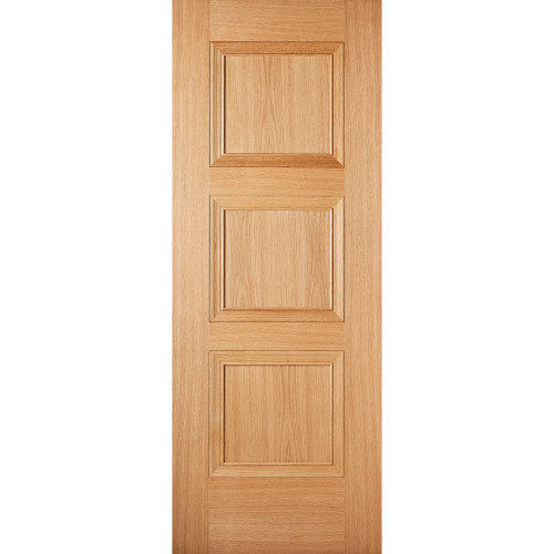 Amsterdam Oak Prefinished 3 Panel Internal Door 1981mm x 762mm x 35mm