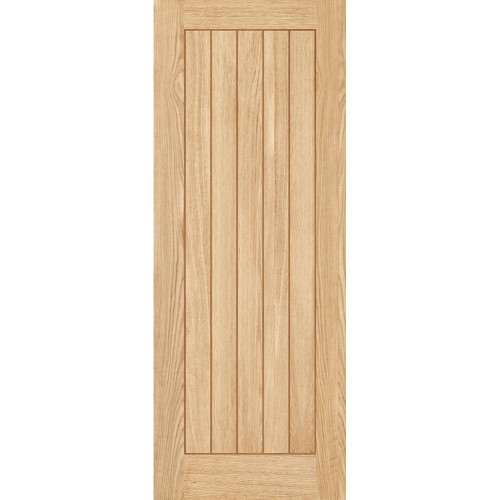 Belize Oak Prefinished Vertical 5 Panel Internal Door 2040mm x 726mm x 40mm