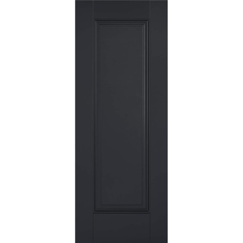 Eindhoven Black Primed 1 Panel Internal Door 1981mm x 762mm x 35mm