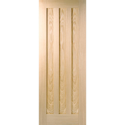 Idaho Oak Unfinished 3 Panel Internal Door 1981mm x 686mm x 35mm