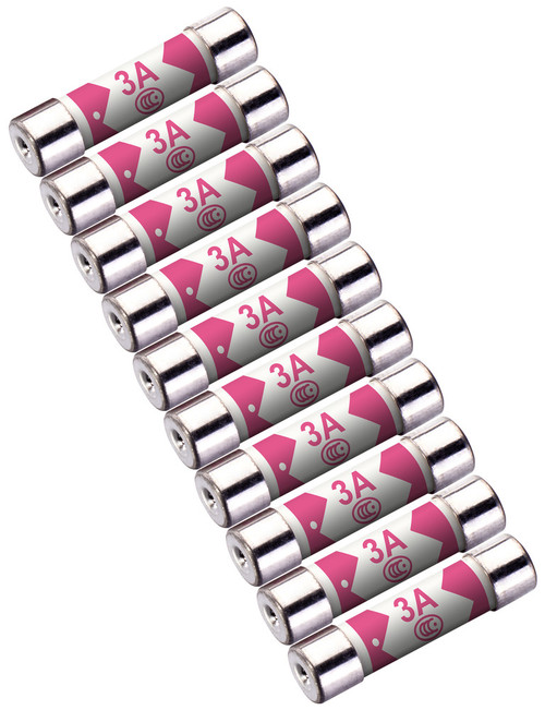 Masterplug 3A Fuse Pack Pk10