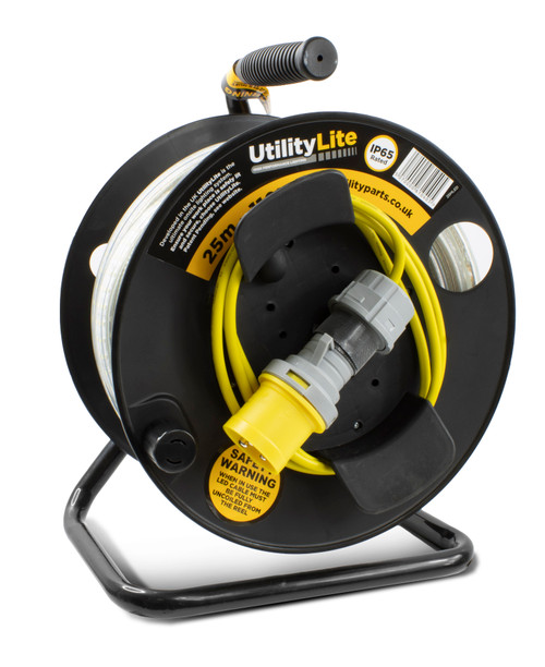 U/Parts 25Mled Rope Site Light 25m 110V On Cassette Reel 12.5W/M