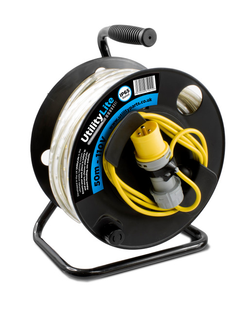 U/Parts 50Mled Rope Site Light 50M 110V On Cassette Reel 12.5W/M