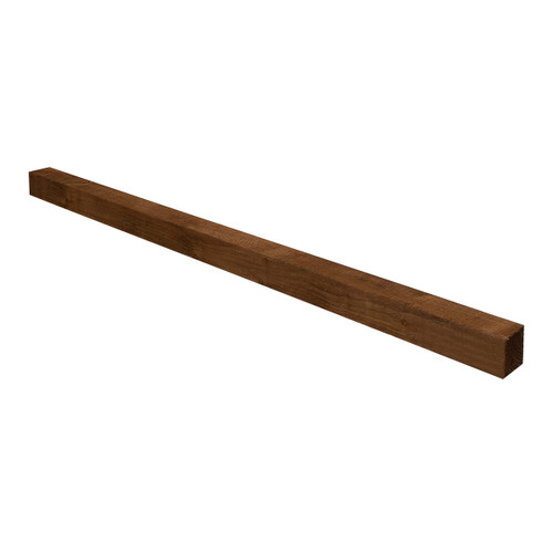 Brown Incised Fence Post 7ft - 210 x 10 x 10cm - Pack of 10 (Home Delivery)