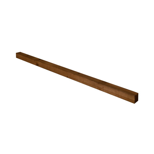 Brown Incised Fence Post 6ft - 180 x 7.5 x 7.5cm - Pack of 4 (Home Delivery)