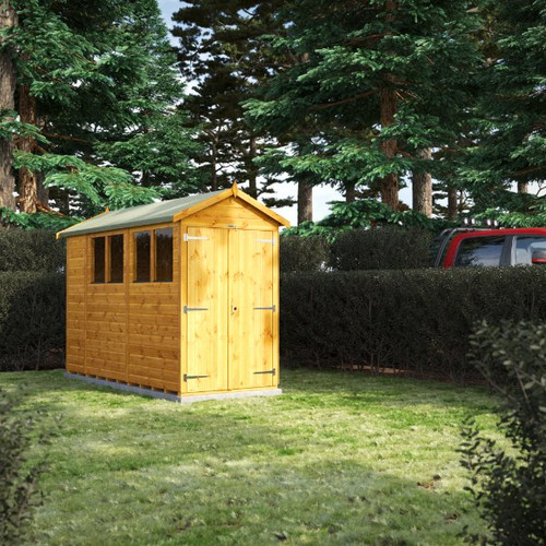 10x4 Power Apex, Double Doors