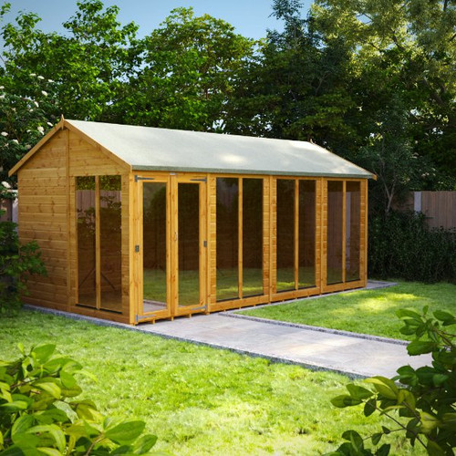 16x8 Power Apex Summerhouse