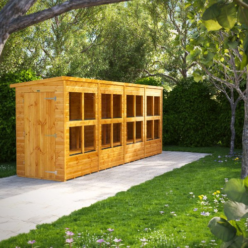 16x4 Power Pent Potting Shed