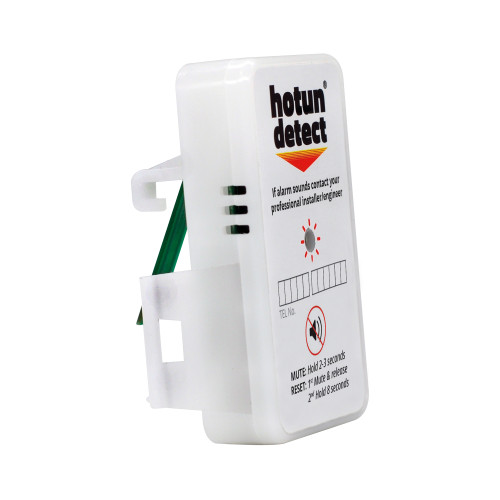 Alarm White Hotun Detect Warning Device, Single Pack