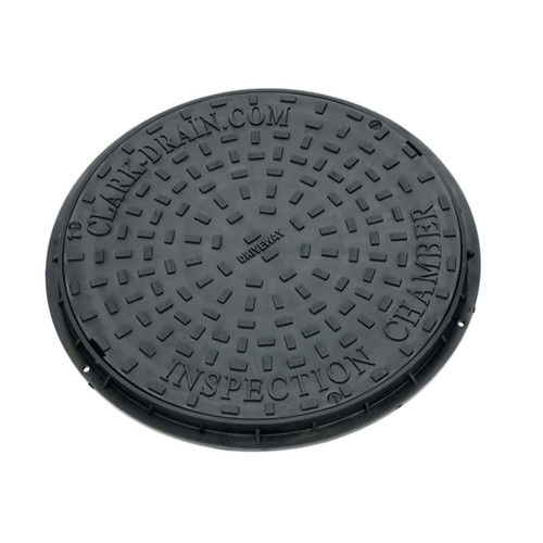 Clark Manhole, C&F PPIC Polyprop, 450mm Dia, Solid Top, 3.5t, 35kN