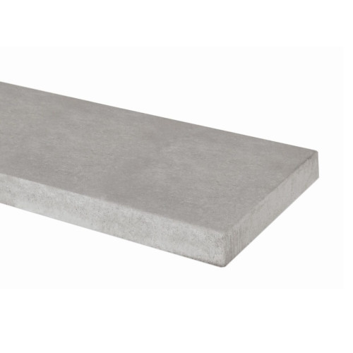 Supreme Concrete Gravel Board, Grey, 1830 x 305 x 50mm, Smooth Finish