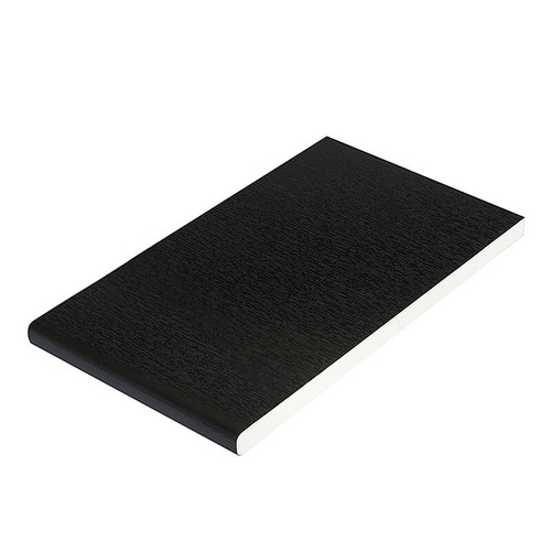 Swish 150mm Square Fascia Board, 16mm, 5m, Black