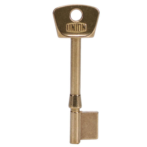 Union Mortice Key K521, Brass, Gold, Genuine Key Blank for Union 3G110