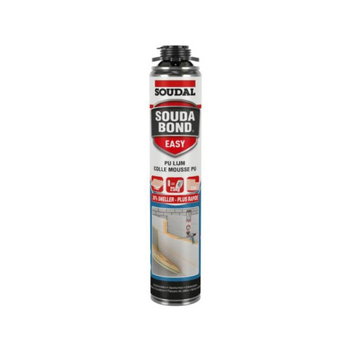 Soudal Adhesive Foam, Soudabond Series, Easy Gun Grade, 750ml, Orange, MPN 161094