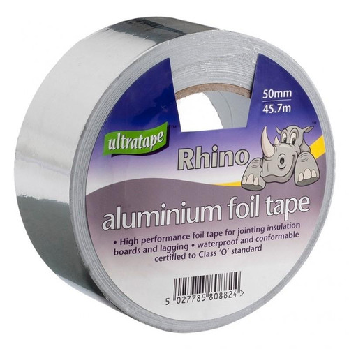 Ultratape Aluminium Foil Tape, 100mm x 45.7m
