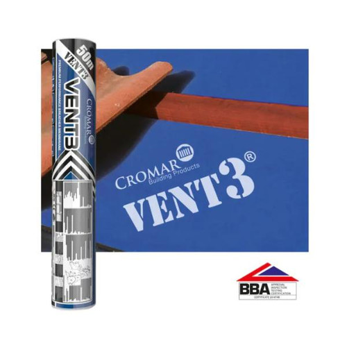 Vent 3 High Performance Breathable Membrane, 1m x 50m